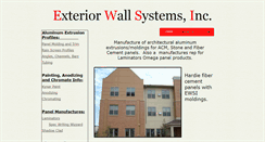 Desktop Screenshot of exteriorwallsystems.us